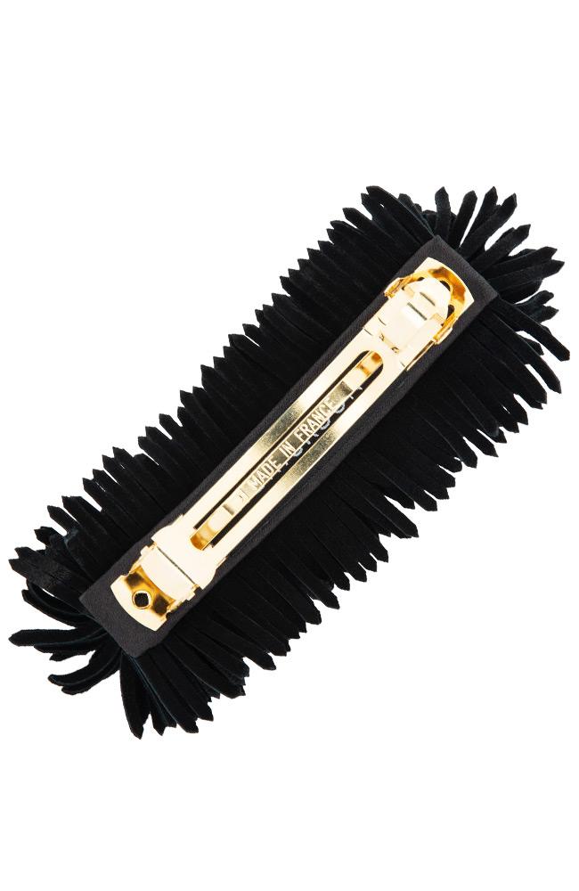 Leather Fringe Barrette