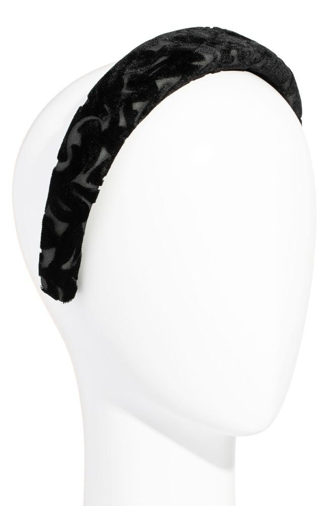 Padded Headband - Burnout Velvet