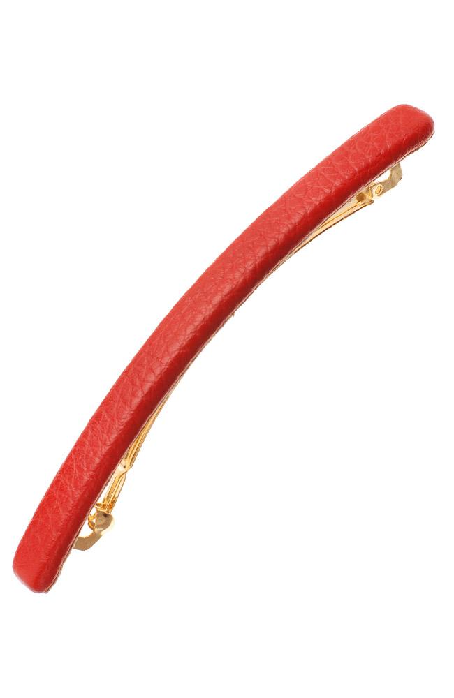 Genuine Leather Long and Skinny Barrette