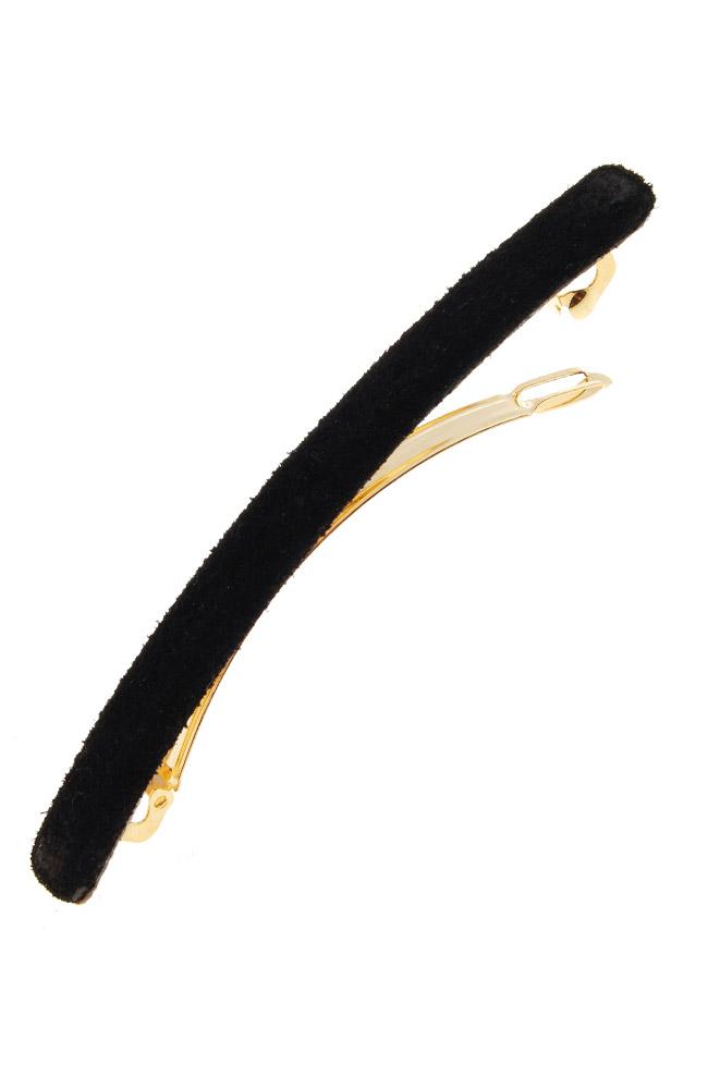 Suede Long and Skinny Barrette