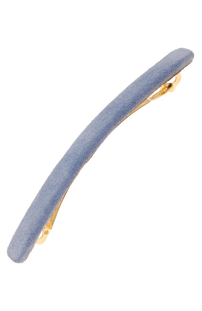 Suede Long and Skinny Barrette