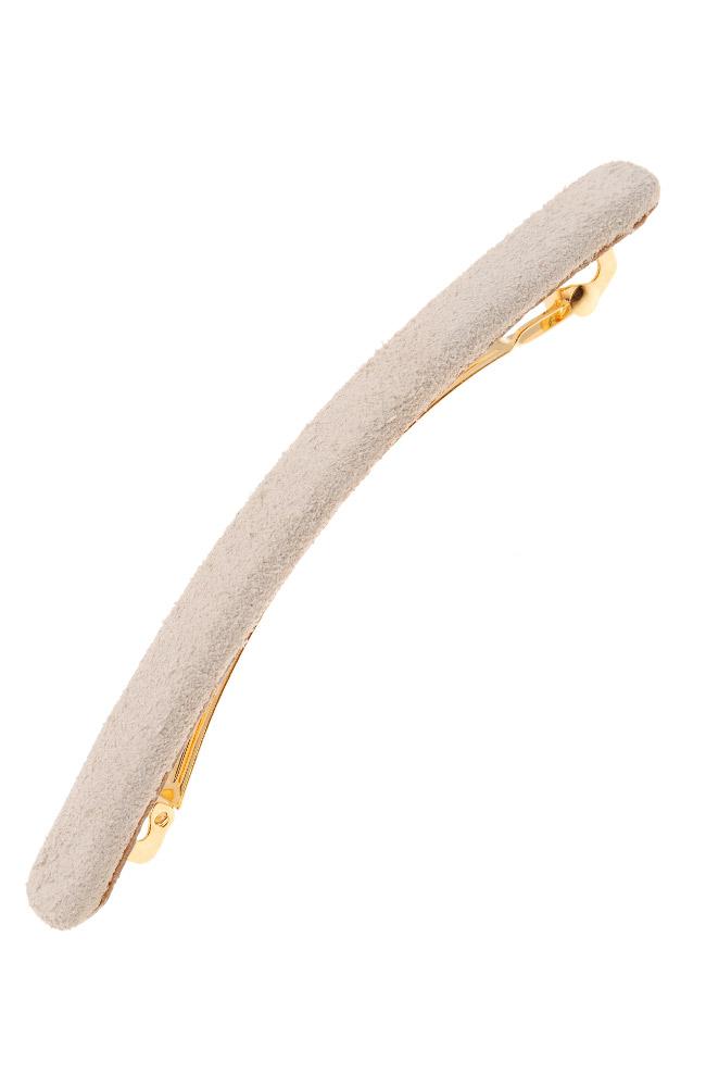 Suede Long and Skinny Barrette