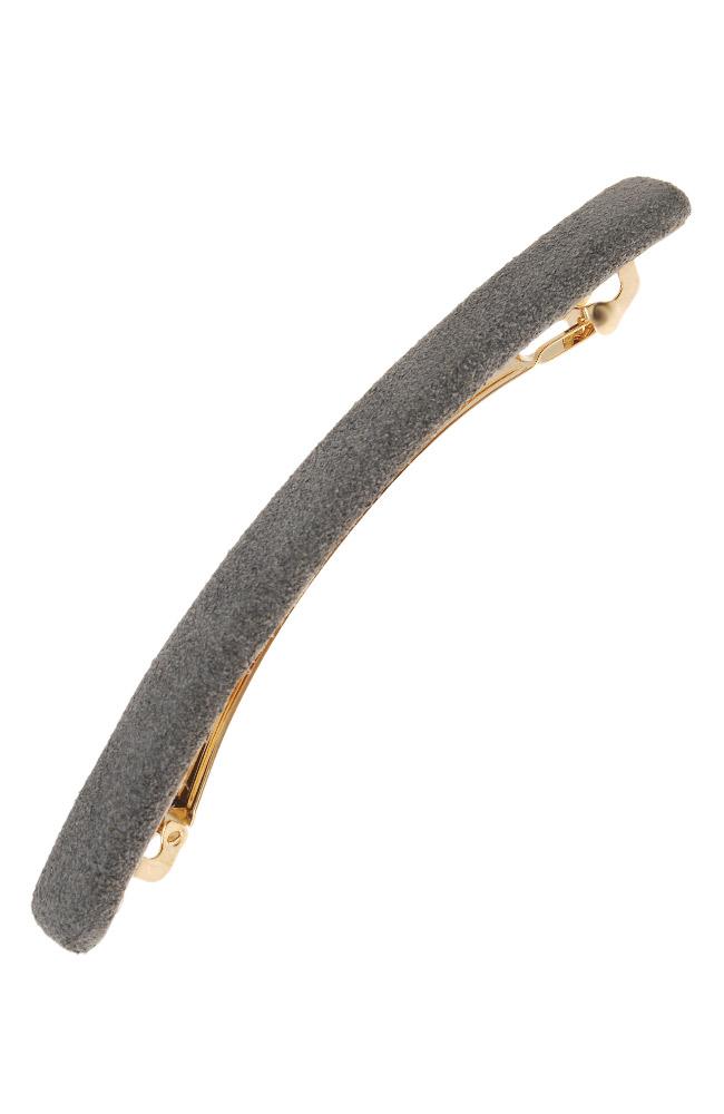 Suede Long and Skinny Barrette