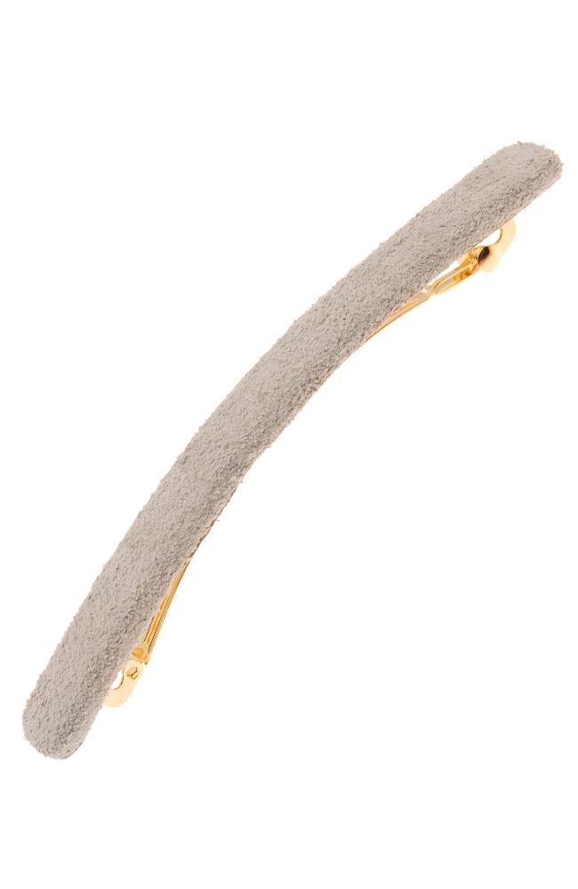 Suede Long and Skinny Barrette