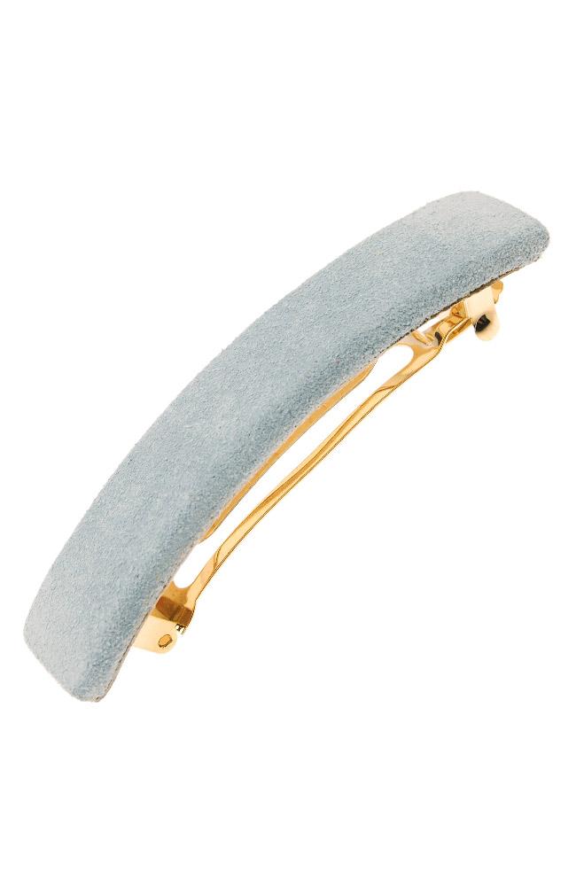 Suede Rectangle Barrette