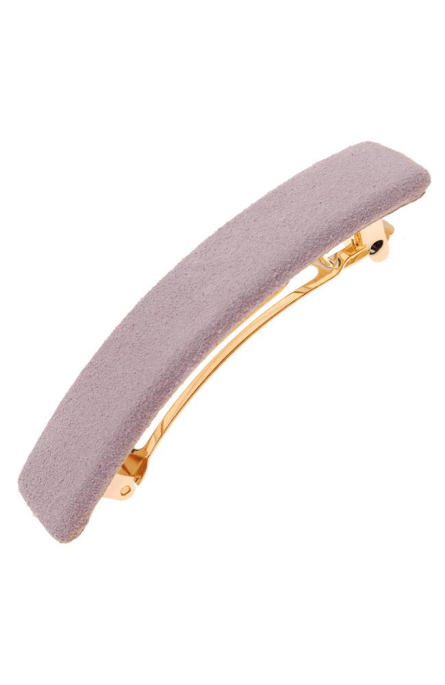 Suede Rectangle Barrette